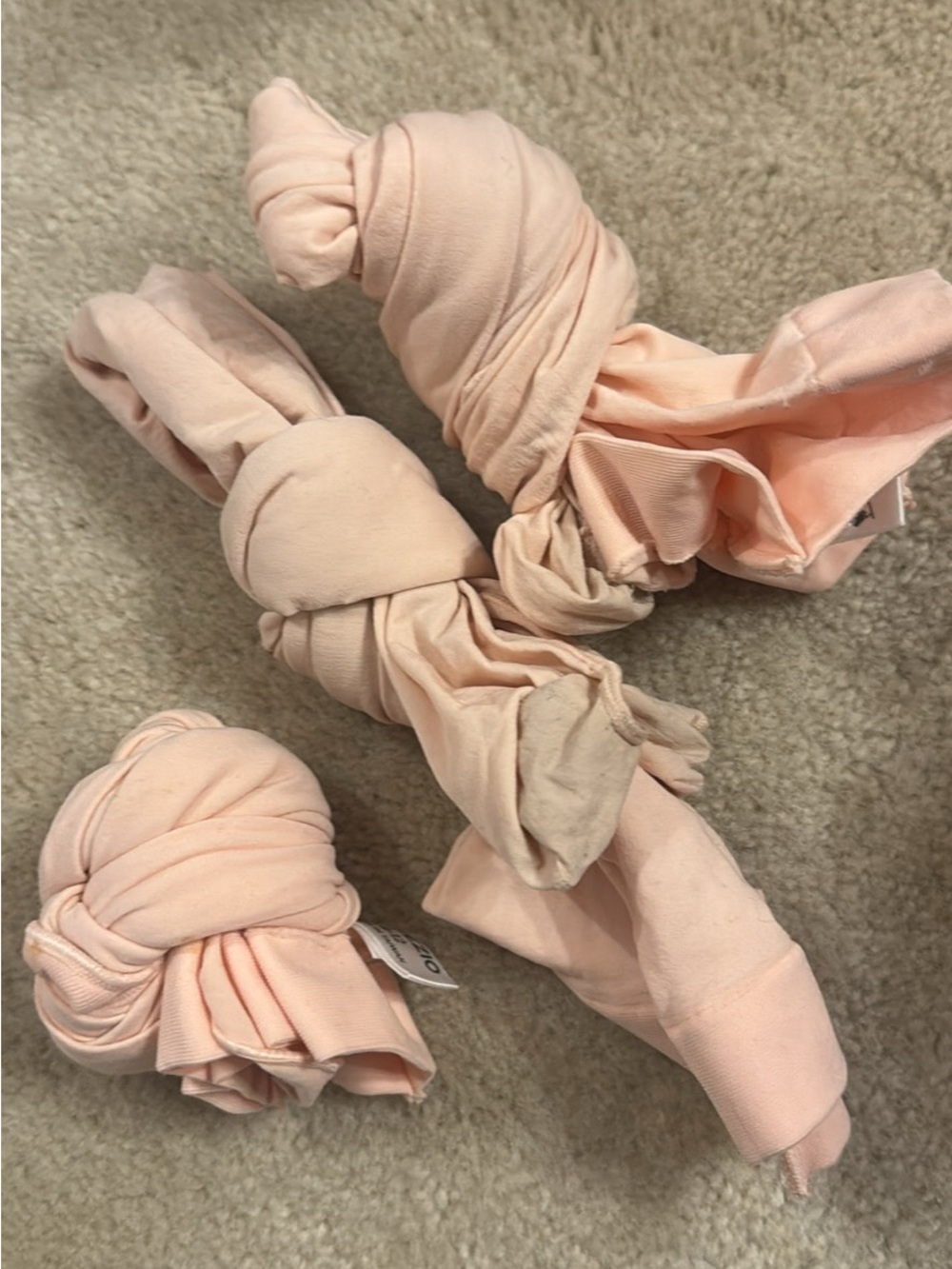 3 Capezio Light Pink Fabric Dance Ballet Tights